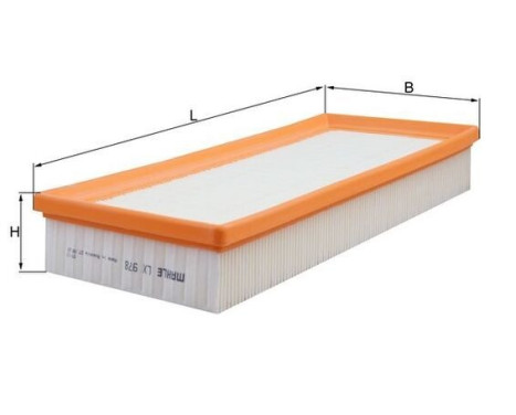Air Filter LX 978 Mahle, Image 3