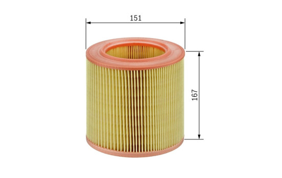 Air Filter S0027 Bosch, Image 2
