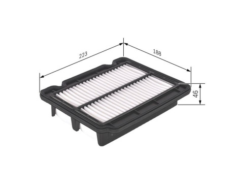 Air Filter S0043 Bosch, Image 2