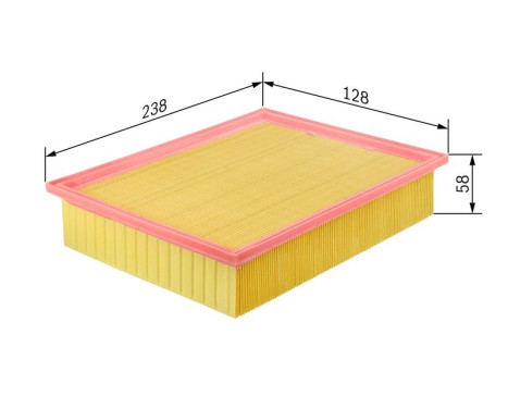 Air Filter S0047 Bosch, Image 6