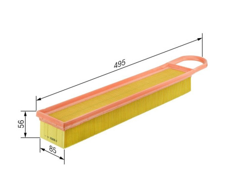 Air Filter S0050 Bosch, Image 2