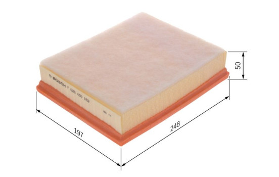 Air Filter S0052 Bosch, Image 6