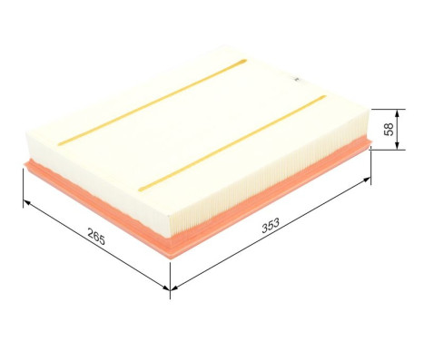 Air Filter S0055 Bosch, Image 2