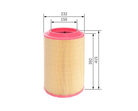 Air filter S0073 Bosch