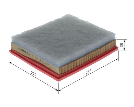 Air Filter S0096 Bosch, Image 5