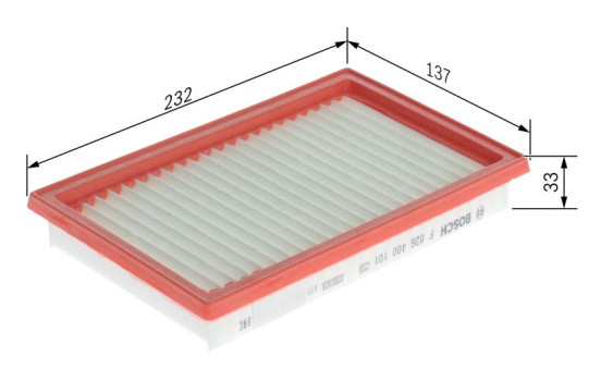 Air Filter S0101 Bosch, Image 6