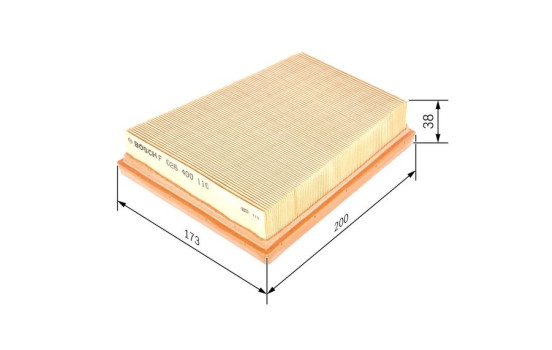 Air Filter S0110 Bosch, Image 2