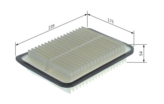 Air Filter S0114 Bosch, Image 6