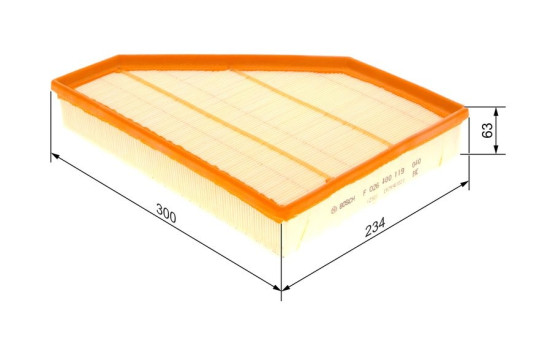 Air Filter S0119 Bosch, Image 3