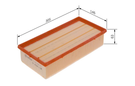 Air Filter S0121 Bosch, Image 6