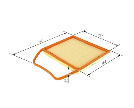 Air Filter S0148 Bosch, Image 2