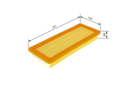 Air Filter S0151 Bosch, Image 2
