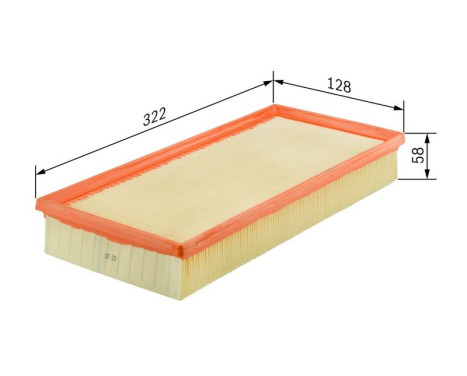 Air Filter S0157 Bosch, Image 6