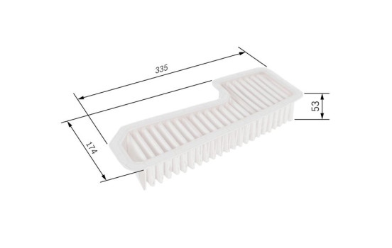 Air Filter S0158 Bosch, Image 2