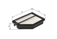 Air Filter S0161 Bosch