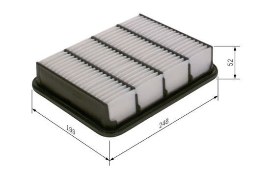 Air Filter S0165 Bosch, Image 6
