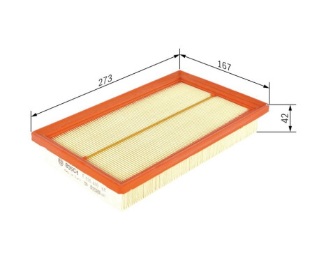 Air Filter S0168 Bosch, Image 6