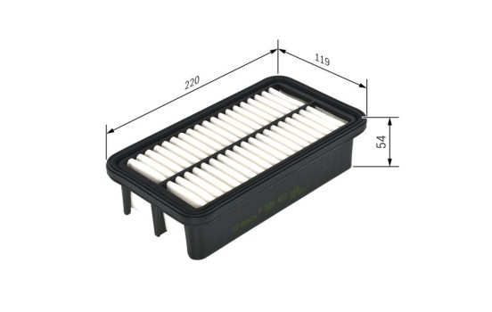 Air Filter S0169 Bosch, Image 2