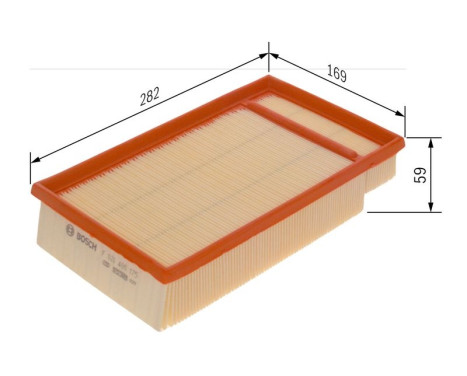 Air Filter S0175 Bosch, Image 6