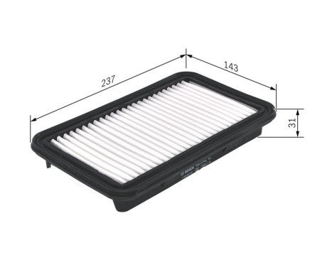Air Filter S0191 Bosch, Image 2