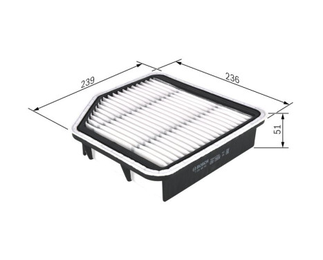 Air Filter S0192 Bosch, Image 2