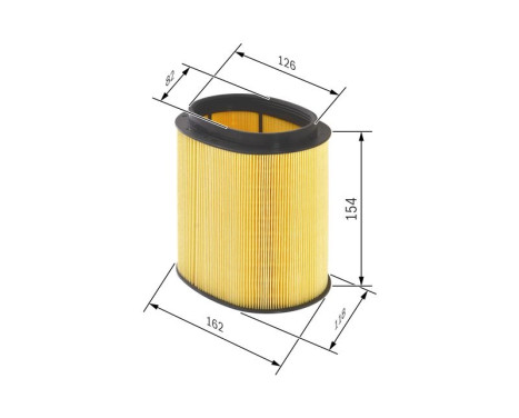 Air Filter S0213 Bosch, Image 2