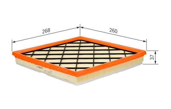 Air Filter S0217 Bosch, Image 5
