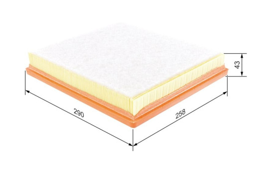 Air Filter S0244 Bosch, Image 6