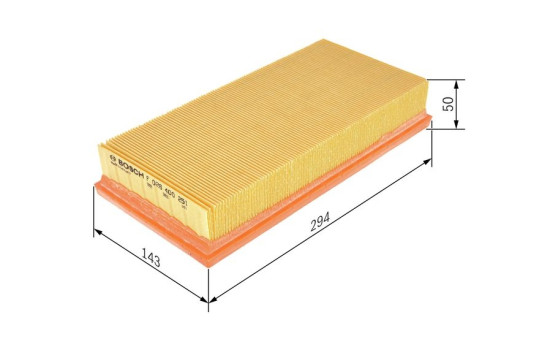 Air Filter S0251 Bosch, Image 2