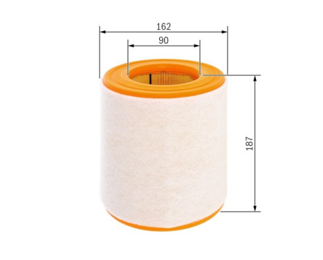 Air Filter S0261 Bosch, Image 2