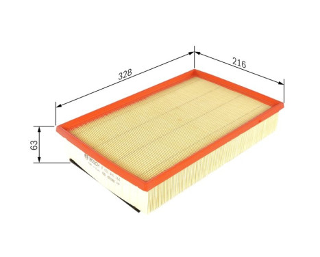 Air Filter S0264 Bosch, Image 2