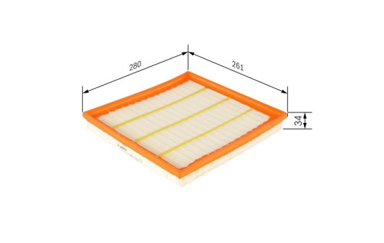 Air Filter S0290 Bosch, Image 5