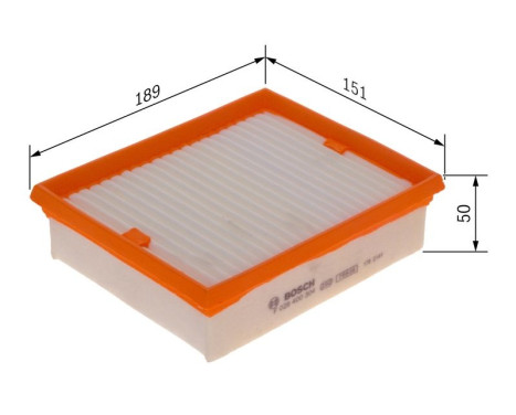 Air Filter S0304 Bosch, Image 5