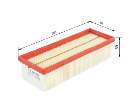 Air Filter S0323 Bosch, Image 2