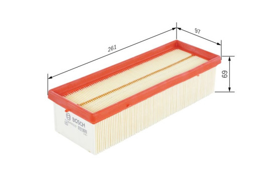 Air Filter S0323 Bosch, Image 2