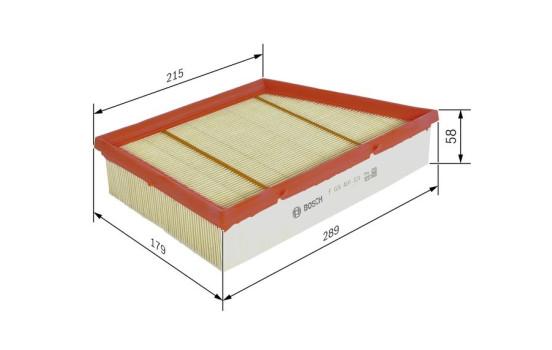 Air Filter S0324 Bosch, Image 2