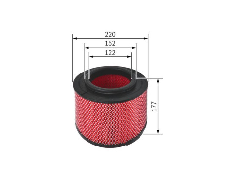 Air Filter S0344 Bosch