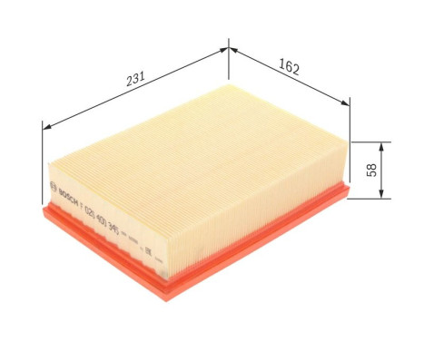 Air Filter S0345 Bosch, Image 6