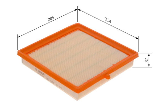 Air Filter S0348 Bosch, Image 5