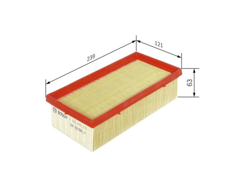 Air Filter S0376 Bosch, Image 2