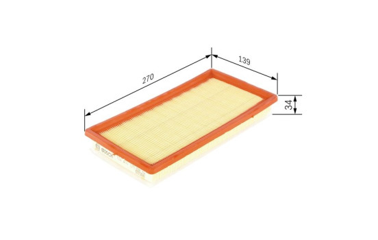 Air Filter S0378 Bosch, Image 2