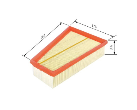 Air Filter S0380 Bosch, Image 2
