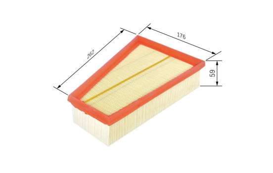 Air Filter S0380 Bosch, Image 2