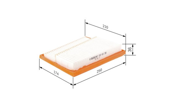 Air Filter S0388 Bosch