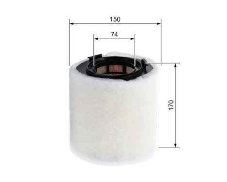 Air Filter S0391 Bosch, Image 2