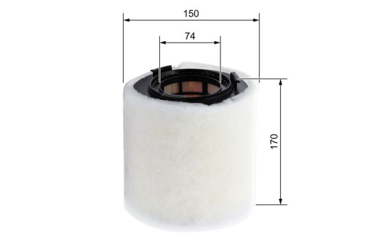 Air Filter S0391 Bosch, Image 2