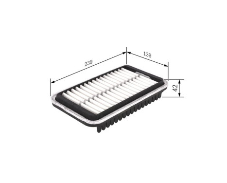 Air Filter S0418 Bosch, Image 2