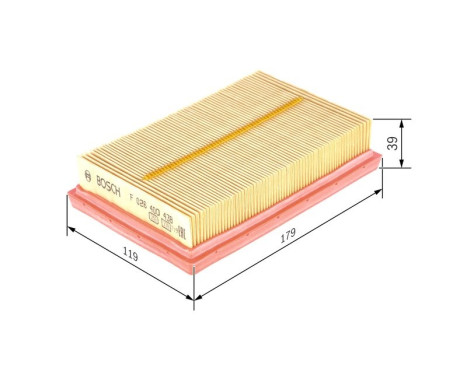 Air Filter S0438 Bosch, Image 6