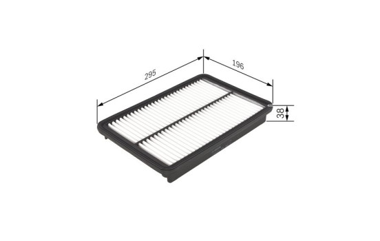 Air Filter S0446 Bosch, Image 2