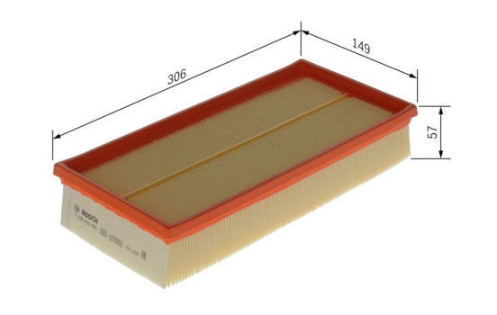Air Filter S0450 Bosch, Image 5